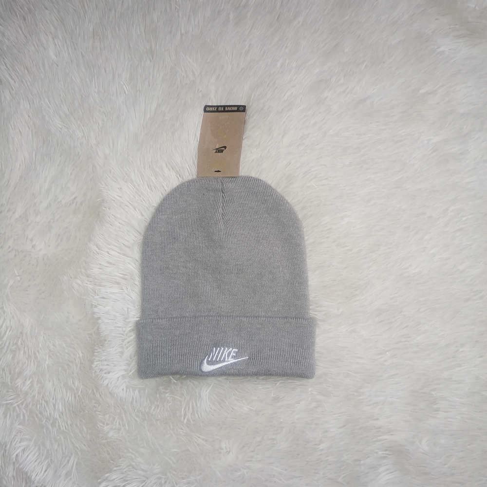 Nike Light Gray Knit Beanie